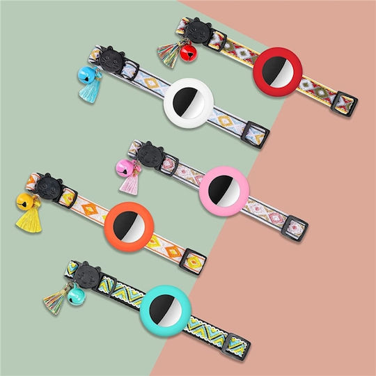 Pet Collar Case for AirTag in Yellow color