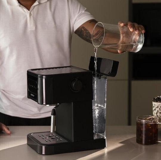 Cecotec Power Espresso Μηχανή Espresso Πίεσης 20bar Μαύρη