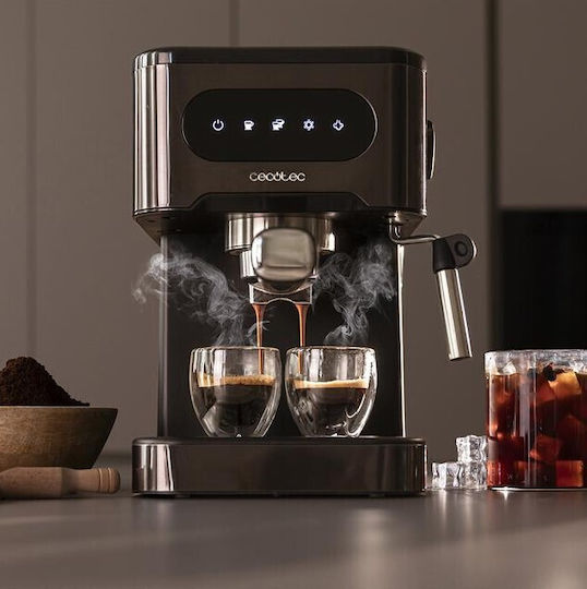 Cecotec Power Espresso Μηχανή Espresso Πίεσης 20bar Μαύρη