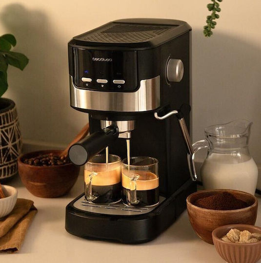 Cecotec Power Espresso 20 Pecan Automatic Espresso Machine 1100W Pressure 20bar Black