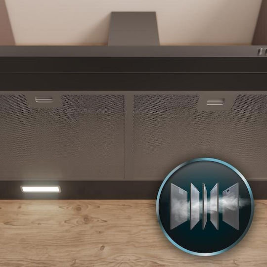 Cecotec Bolero Flux PM 606500 Chimney Vent Hood 60cm Black