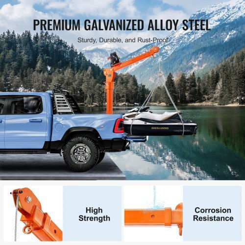 Vevor Lifting & Pulling Equipment for Weight Load up to 998kg Orange