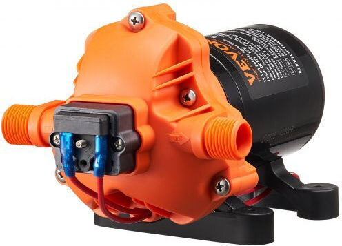 Vevor Diaphragm Pump 12v 1.8gpm 6.81 L Min 3-Chamber Pressure Switch 12vyysb3q18gvu9m9v9
