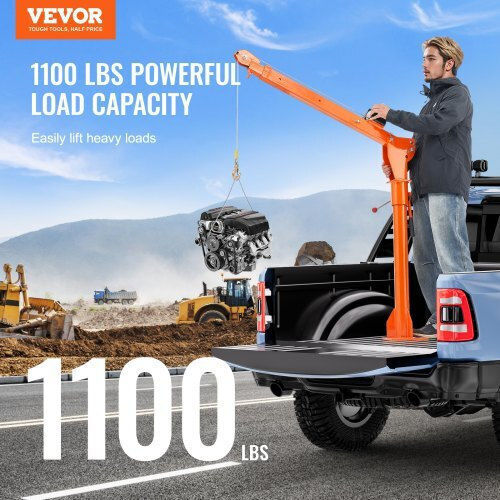 Vevor Electric Hoist for Weight Load up to 1.1t Orange