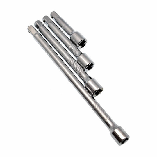 Ratchet Extension Set 5-15cm Square Drive 1/4″ 4 Pieces Sdy-97258 Horusdy
