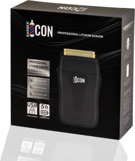 Barber Icon 669-70-049 Foil Electric Shaver Face Rechargeable