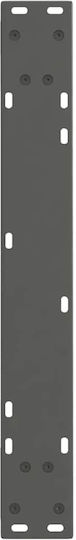 vidaXL Metallic Furniture Leg 2 Pieces Suitable for Table / Coffee Table / Office 70x72cm Charcoal