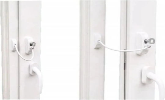 Femmit Security Window Protector with Screws, βιδωτό, βιδωτο made of Metal in White Color 1pcs