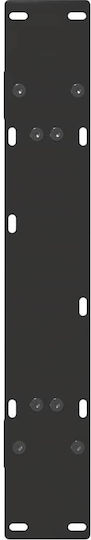 vidaXL Metallisches Möbelbein 2Stücke Für Tisch / Beistelltisch / Büro 70x72cm Schwarze