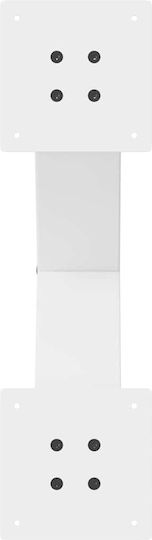 vidaXL Metal Furniture Leg 2 Pieces Suitable for Table / Coffee Table / Office 60x42cm White