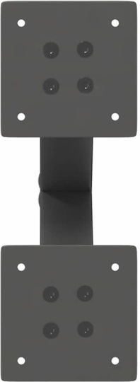 vidaXL Metallisches Möbelbein 2Stücke Für Tisch / Beistelltisch / Büro 28x42cm Anthrazit