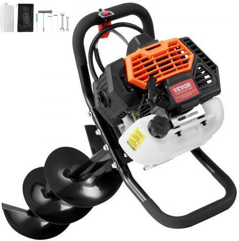 Vevor Gasoline Earth Auger with Spike 43cc 1250W RYLXZ8YC1G43ZVQV7V0