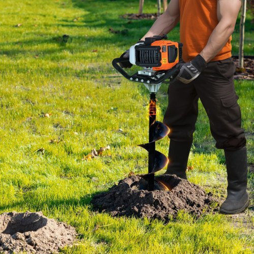 Vevor Gasoline Earth Auger with Spike 43cc 1250W RYLXZ8YC1G43ZVQV7V0