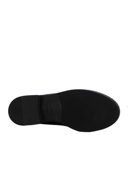 Leather Women's Ankle Boots Black