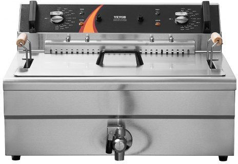 Vevor Ηλεκτρική Φριτέζα Διπλή 3kW Χωρητικότητας 2x29lt