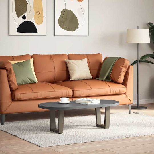 vidaXL Metallic Furniture Leg 2 Pieces Suitable for Table / Coffee Table / Office 30x30cm Brown