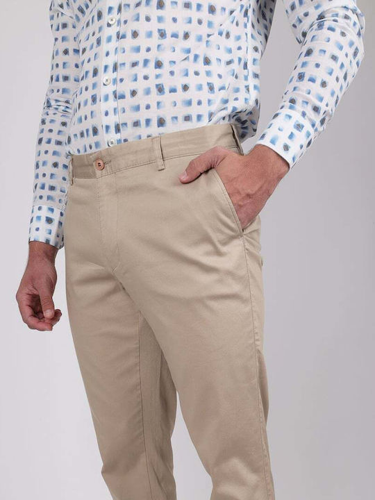 Trousers Chino in Regular Fit Light Beige