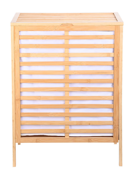 Estia Essentials Καλάθι Απλύτων Bamboo 60lt με Καπάκι 53x35x71cm Καφέ Estia Essentials Καλάθι Απλύτων Bamboo 60lt με Καπάκι 53x35x71cm Καφέ