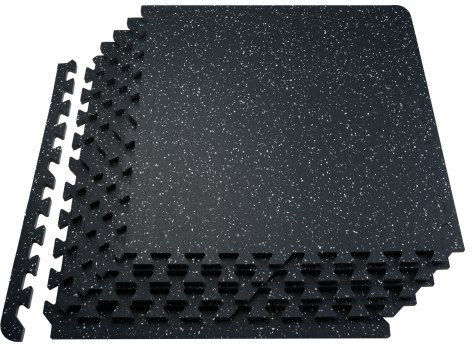 Vevor Boden Puzzle Fitnessstudio Schwarz 6Stück