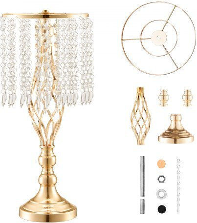 Vevor 12 Pcs 49cm Crystal Wedding Vase Event Decoration Hlhpsjk50cm1yxmi4v0