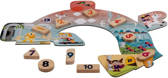 Wooden Kids Puzzle Domino, Super Mythos for 3+ years+ Years 17pcs Oddy At Sea