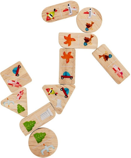 Wooden Kids Puzzle Domino, Super Mythos for 3+ years+ Years 17pcs Oddy At Sea