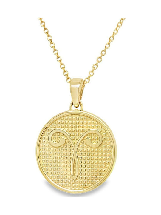 Xryseio Kremling Tierkreiszeichen Widder aus 14K Gold mit Zirkon