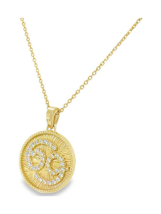 Xryseio Krebs Tierkreiszeichen Charm aus 14K Gold mit Zirkon