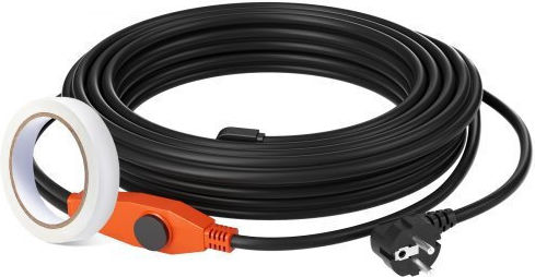Vevor Καλώδιο Θέρμανσης Σωλήνων 25μ 23w/m Ενσωματωμένο Θερμοστάτη Hglgwqgdjrdlls1aav2