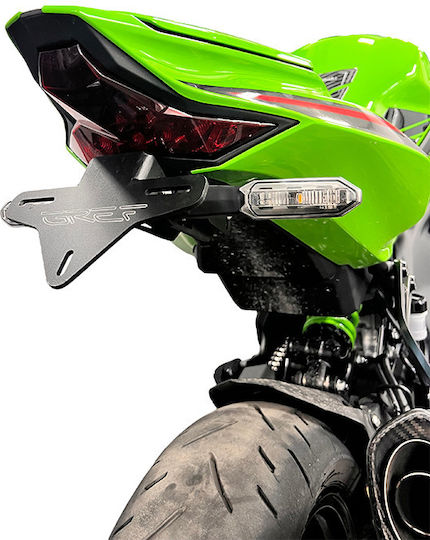 Αναδιπλούμενη Βάση Πινακίδας Kawasaki Ninja Zx-4r / Rr 2023-2025 (με Κουμπί)