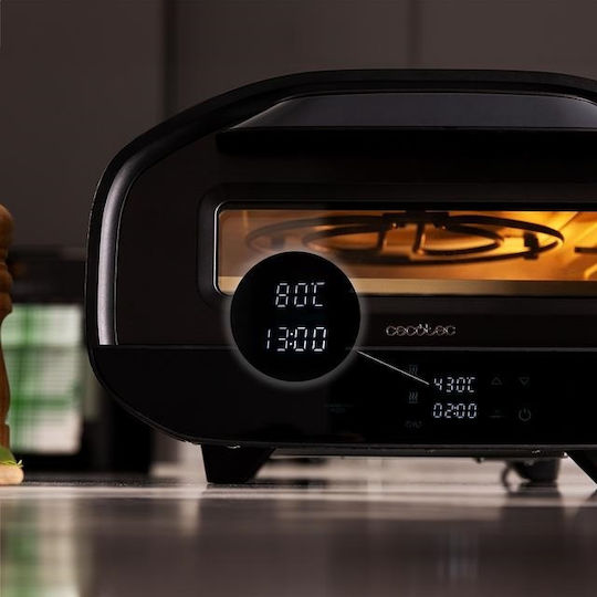 Cecotec Pizza&co Tifosi Παρασκευαστής Πίτσας 1700W με Χωρητικότητα 12lt Μαύρος