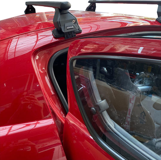 Menabo Μπάρες Οροφής Μεταλλικές για Mazda RX-8 2003-2012 (Σετ με πόδια)