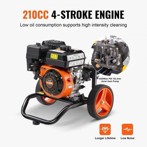 Vevor Πλυστικό Βενζίνης 210cc 7hp με Πίεση 234bar