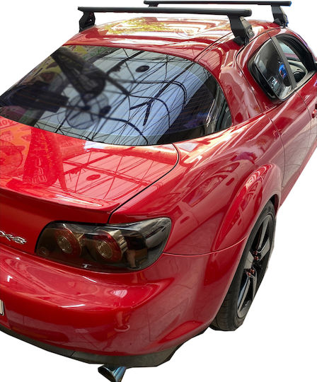 Menabo Μπάρες Οροφής Μεταλλικές για Mazda RX-8 2003-2012 (Σετ με πόδια)