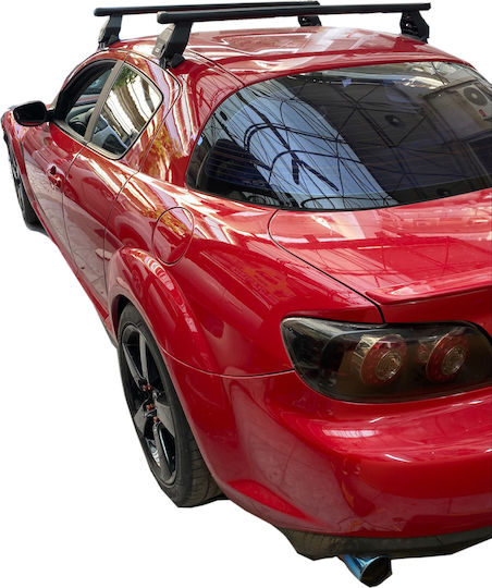 Menabo Μπάρες Οροφής Μεταλλικές για Mazda RX-8 2003-2012 (Σετ με πόδια)