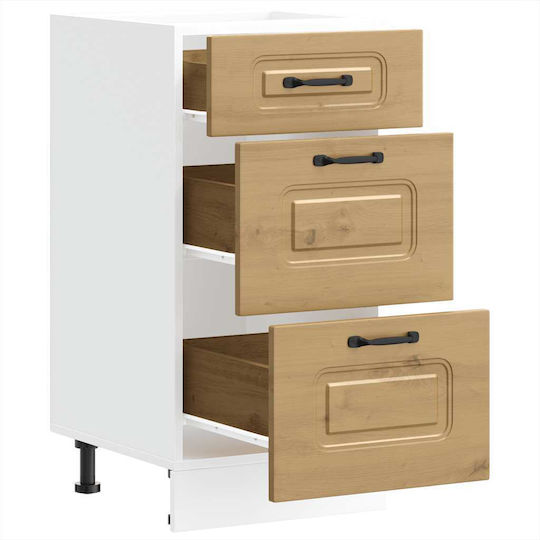 Kalmar Comodă de Bucătărie de Podea Artisan Oak 40x46x81.5buc