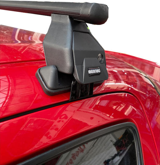 Menabo Μπάρες Οροφής Μεταλλικές για Mazda RX-8 2003-2012 (Σετ με πόδια)