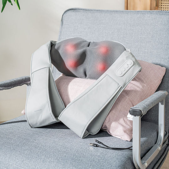 InnovaGoods Shiatsu Tool Massage Shiatsu for the Neck, the Head, the Waist, the Back, the Legs & the Body with Infrared