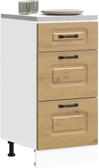 Kalmar Comodă de Bucătărie de Podea Artisan Oak 40x46x81.5buc