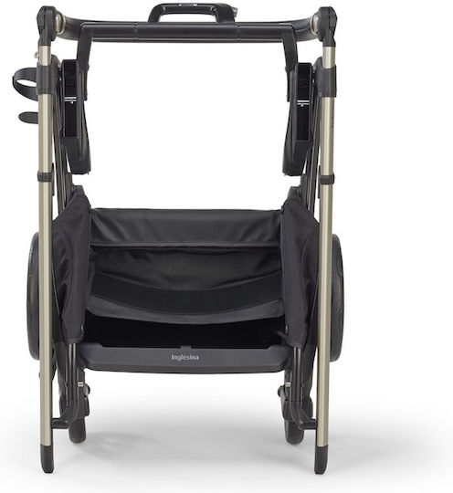 Inglesina Electa Quattro Darwin Infant Recline 2025 Регулируемо Бебешка количка 3 в 1 Подходящо за Новородено Hudson Blue / Silver Black 8.7кг