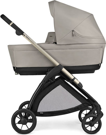 Inglesina Electa Duo 2025 Adjustable 2 in 1 Baby Stroller Suitable for Newborn Battery Beige 8.7kg