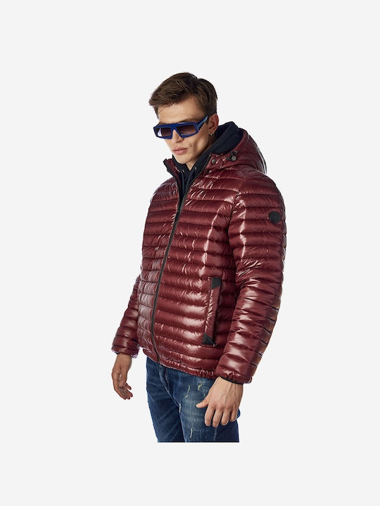 Brokers Jeans Jacket Bomber Bordeaux