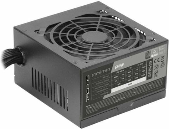 Tacens Anima APB650 650W Μαύρο Τροφοδοτικό Υπολογιστή Full Wired 80 Plus Bronze