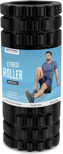 Spokey Mixroll Κύλινδρος Μασάζ Μαύρος 33cm