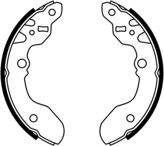 Set Brake Pads Suzuki Vitara Et Ta Abe C08015abe