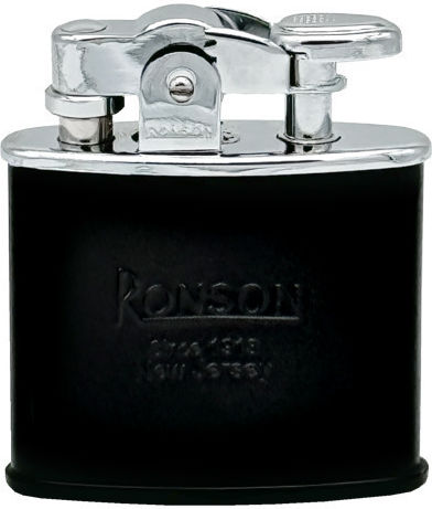 Ronson Αναπτήρας Φλόγας σε Μαύρο χρώμα