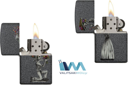 Zippo Ангажимент Пламък в Сив цвят