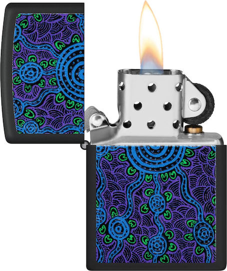 Zippo John Smith Gumbula Brichetă cu Flacără în Culoare Albastră