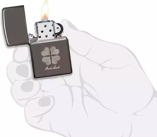 Zippo Ангажимент Пламък Ветроустойчив Good Luck