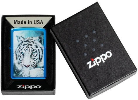 Zippo Αναπτήρας Flamme in Weiß Farbe